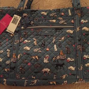 Vera Bradley Cats Meow Large a travel Duffel